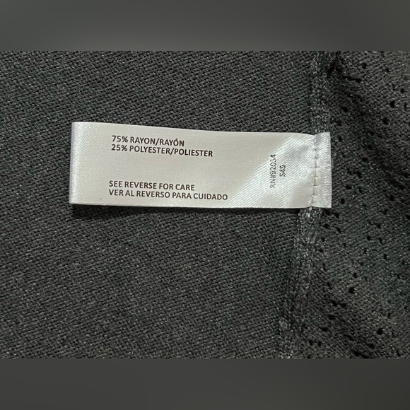 Bydesign Light Weight Cardigan Gray Open Front Size M No Pockets No Buttons - Picture 12 of 12